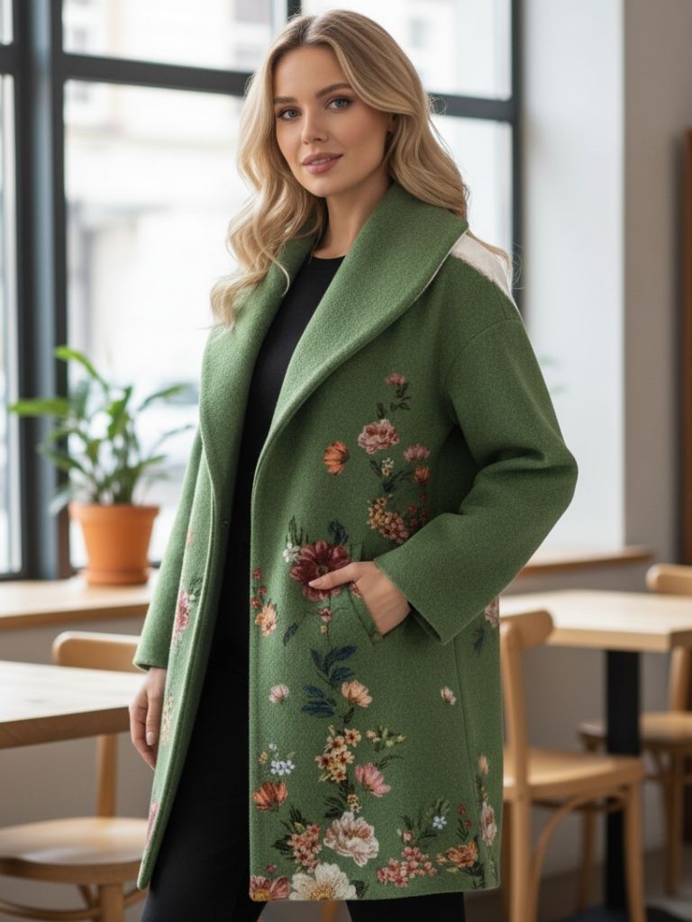 Erica | Langer Mantel für Damen Noble, stilvoll, schick und bequem