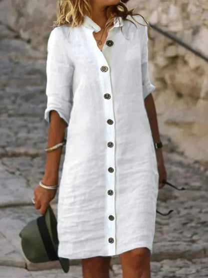 Eva - Lässiges Baumwollkleid