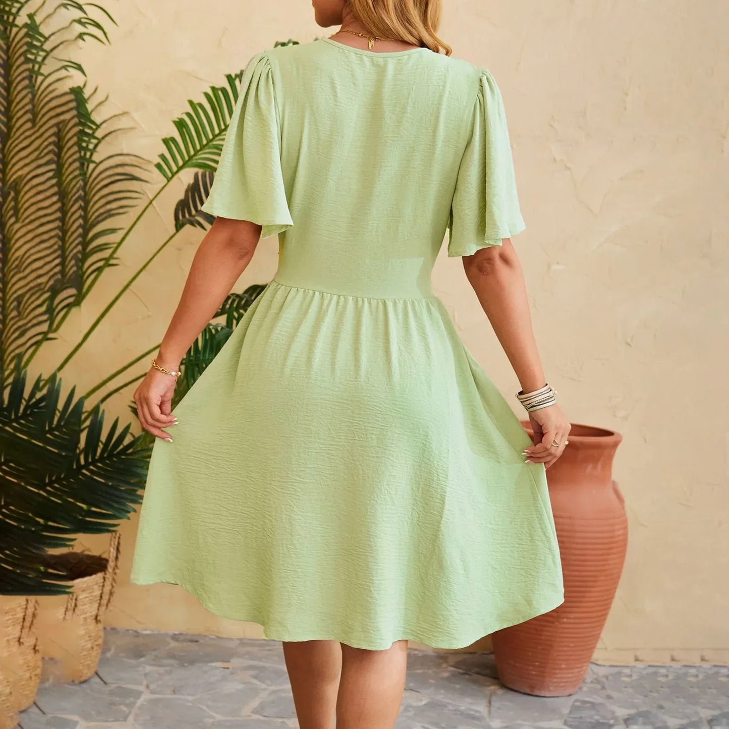 Eveline - Elegantes Kleid mit enger Taille