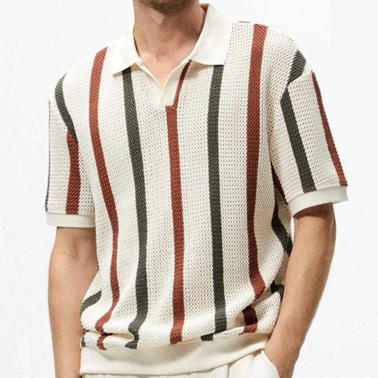 Octavius | Gestreiftes Polo in entspannter Passform