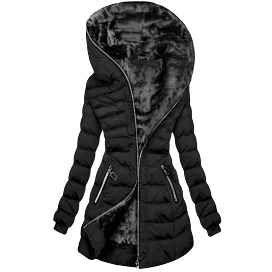 ZOEL - gepolsterte jacke mit warmem plüschfutter