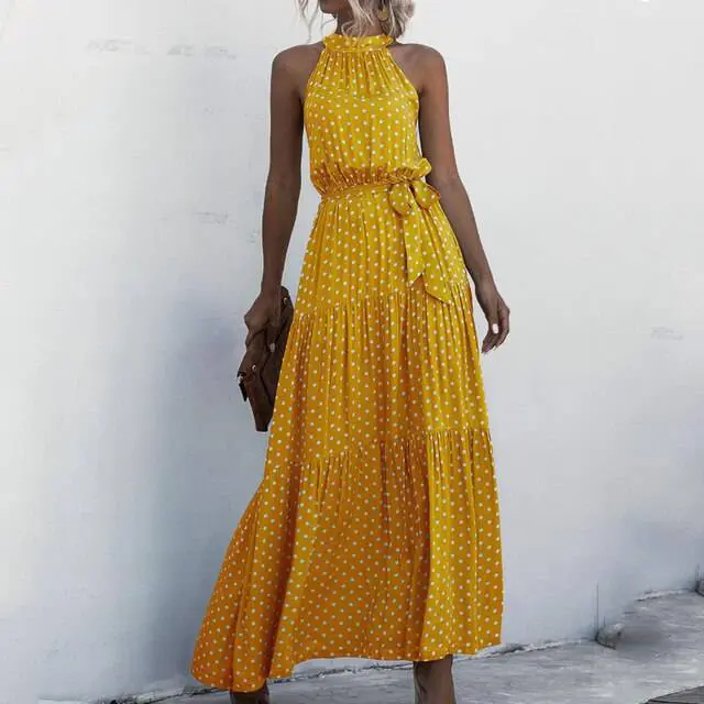 Fenella - Trägerloses Maxikleid mit Blumendruck