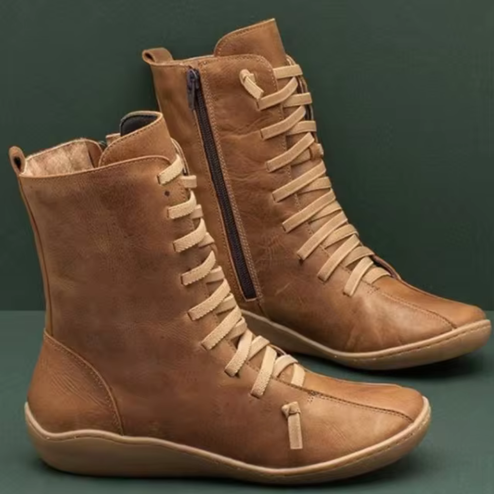 Flavia – Bequeme halbhohe Stiefel