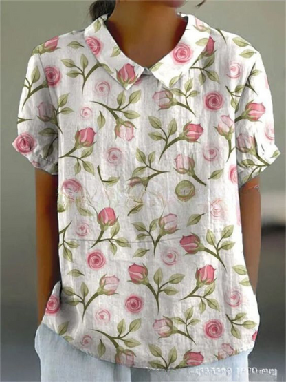 Liv | Stylische Damenbluse mit Blumenmuster