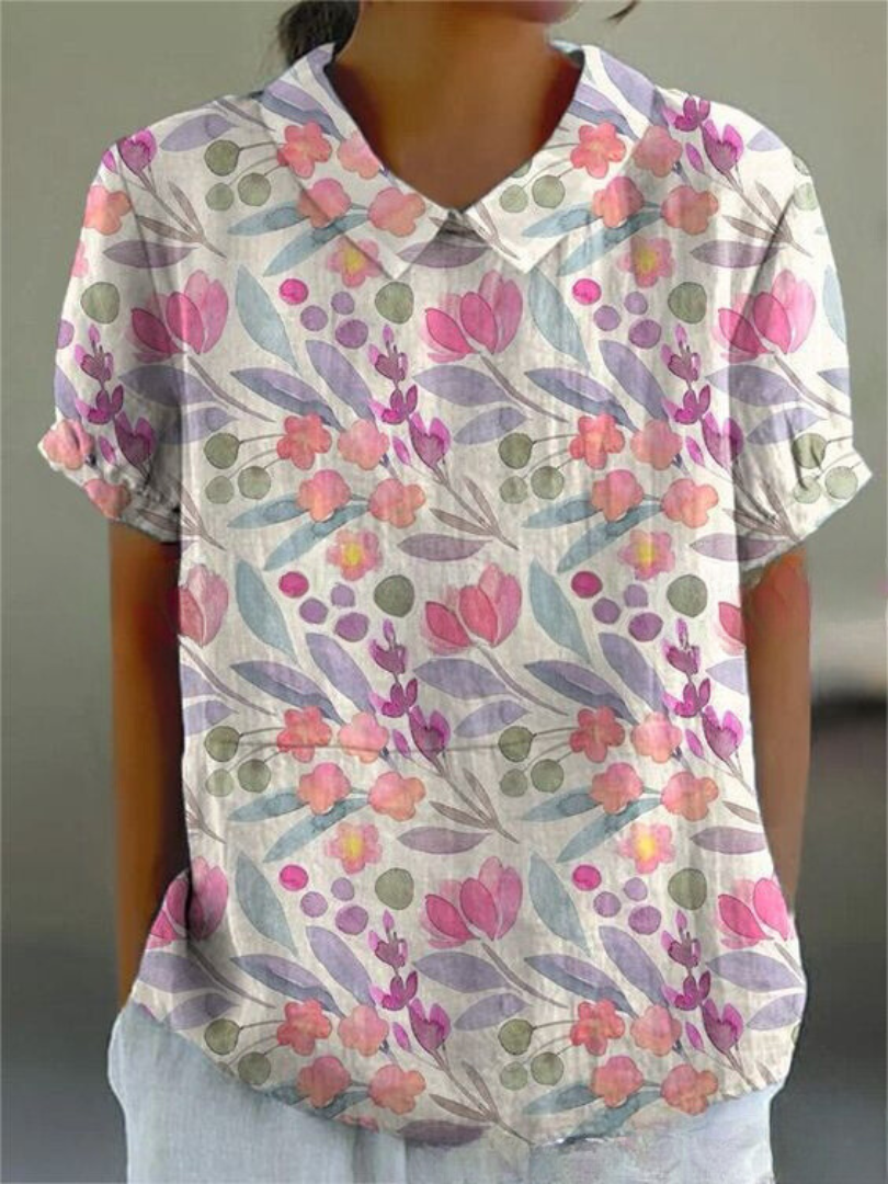 Liv | Stylische Damenbluse mit Blumenmuster