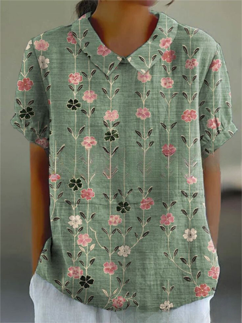 Liv | Stylische Damenbluse mit Blumenmuster