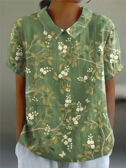 Liv | Stylische Damenbluse mit Blumenmuster