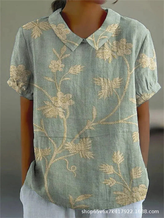 Liv | Stylische Damenbluse mit Blumenmuster