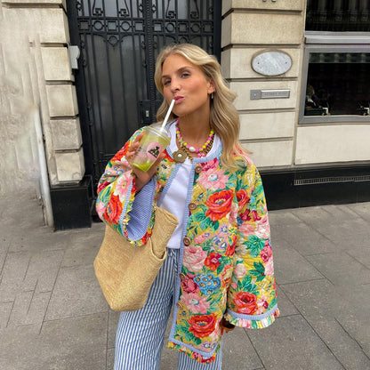 Tahlia - stylische bedruckte Steppjacke