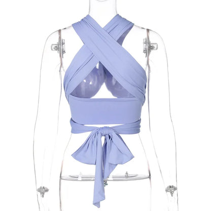 Top mit Riemchen Frauen Mode chic