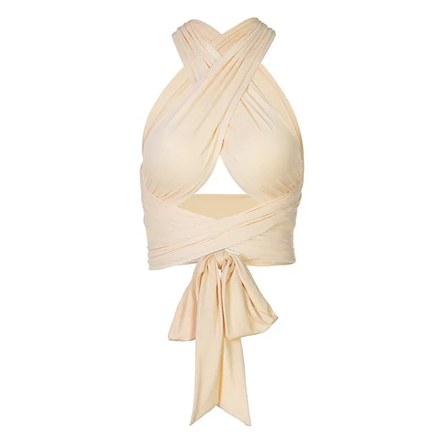 Top mit Riemchen Frauen Mode chic