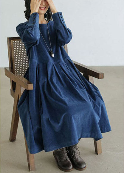 Kailey - Elegantes Herbst/Winter-Kleid aus Kord