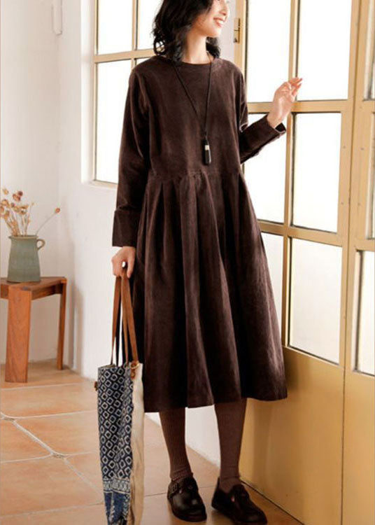 Kailey - Elegantes Herbst/Winter-Kleid aus Kord