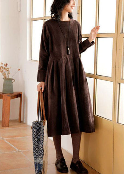 Kailey - Elegantes Herbst/Winter-Kleid aus Kord