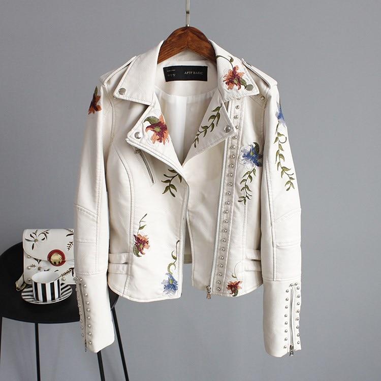Maudna | Leder Damenmantel