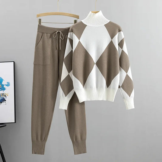 Tati - Elegantes Set mit süßem Shirt und langem Rock für Frauen