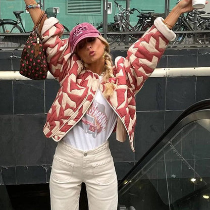 Jacke - Elegant - Kräftige Farben, einzigartiges Design - Perfekt für Frühling und Sommer