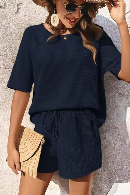 Grace | Damen Kurzarm-Anzug-Set