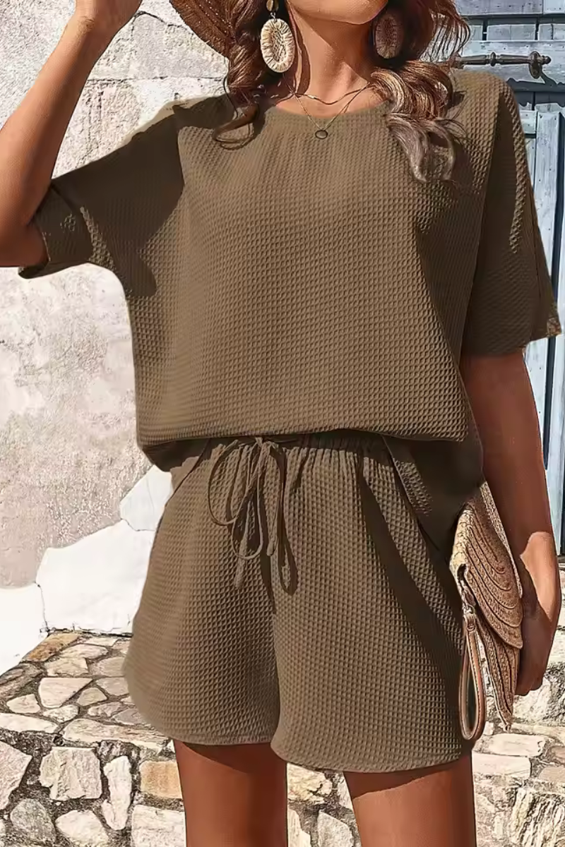 Grace | Damen Kurzarm-Anzug-Set