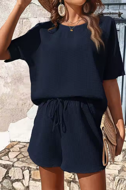 Grace | Damen Kurzarm-Anzug-Set