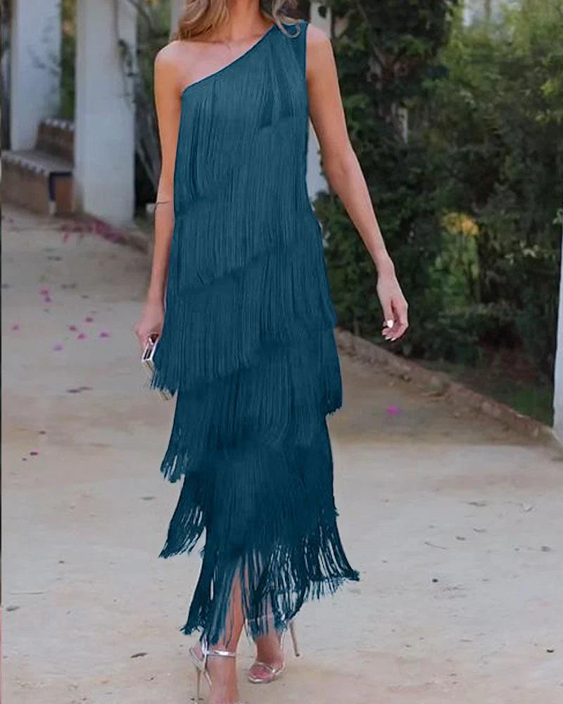 Graciela - Elegantes Kleid mit Rüschen und offenen Schultern