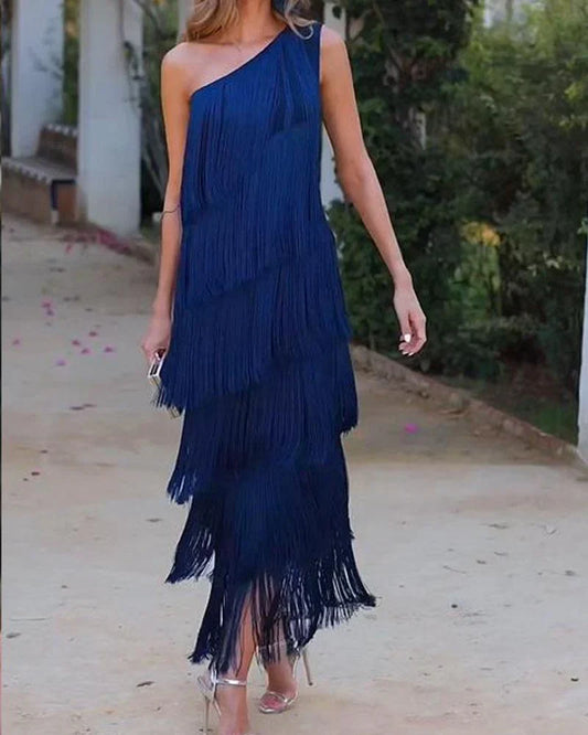 Graciela - Elegantes Kleid mit Rüschen und offenen Schultern
