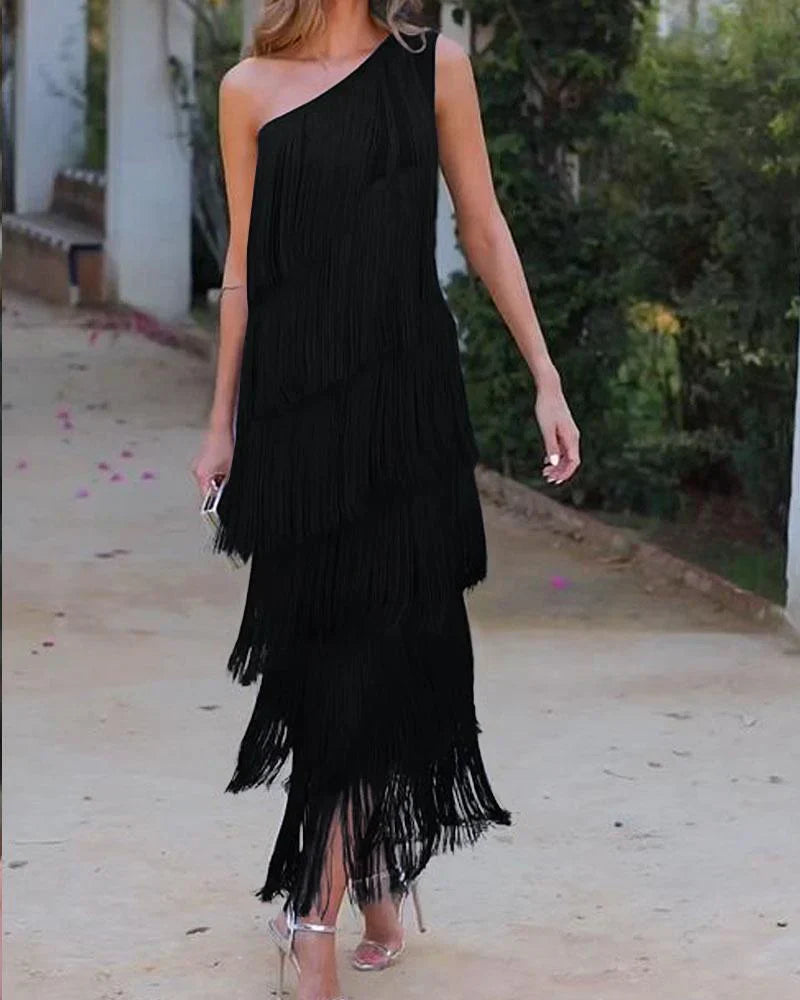 Graciela - Elegantes Kleid mit Rüschen und offenen Schultern
