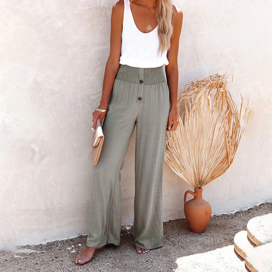 Nathalie - Lässige Hose mit hoher Taille