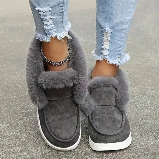Lancy - Kuschelig flauschige Sneakers für Frauen