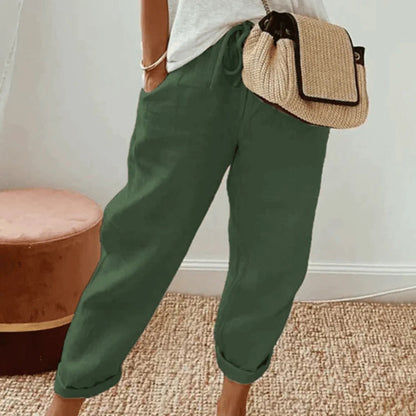 MARTINA - Bequeme Hose mit Kordelzug