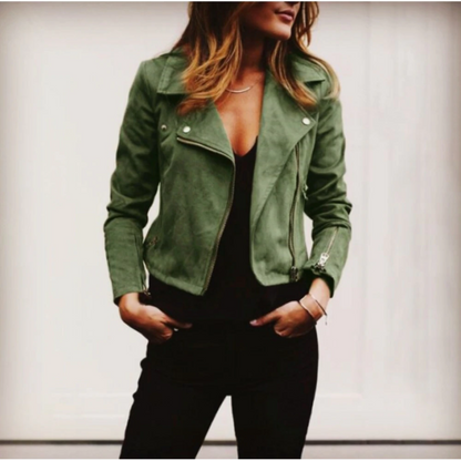 Chloe Slim Zip Jacket | Modern & Elegant