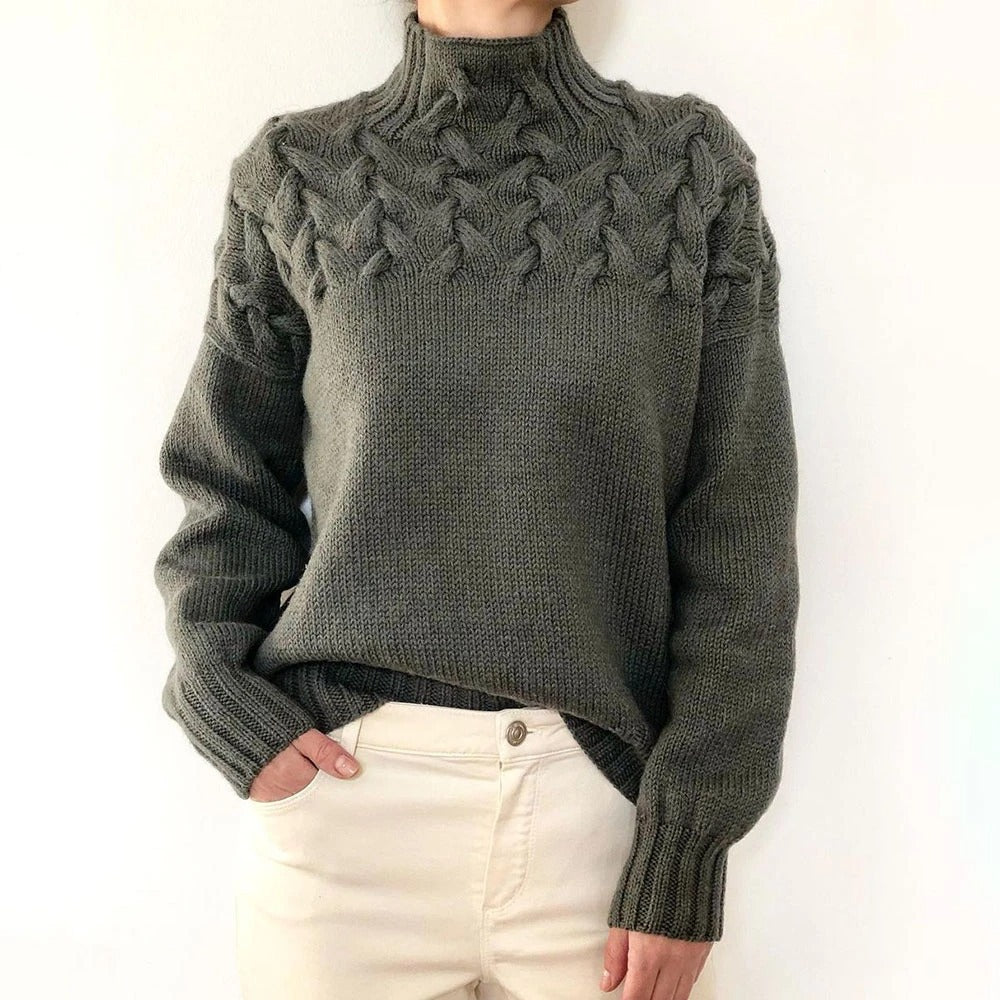 Damen-Rollkragenpullover, Strick-Rollkragenpullover | Stylisch - Bequem - Perfekt für kalte Tage