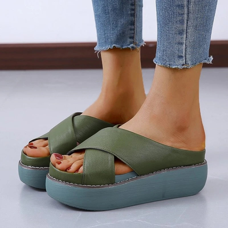 Yoselin - Wasserdichte Plateausandalen