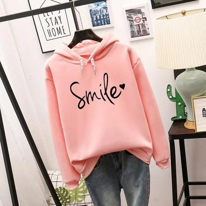 Lächelnder Hoodie - Brie