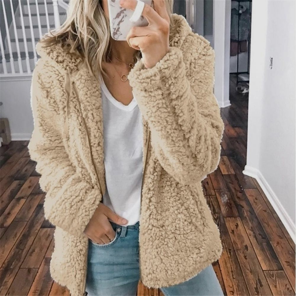 Teddy Hooded Cardigan | Super weich & wunderbar warm