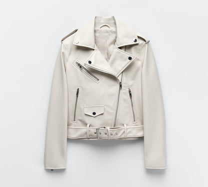 Robuste Lederjacke für Frauen