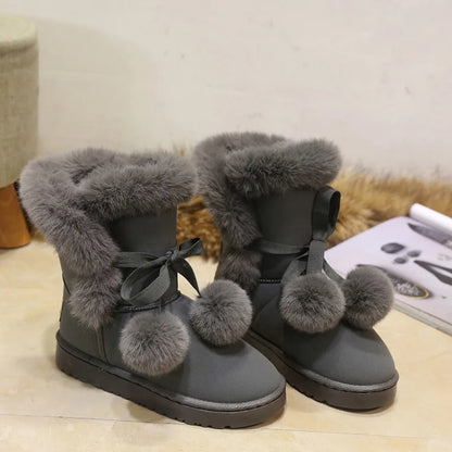 Ina - Schicke Pelzstiefel für Frauen