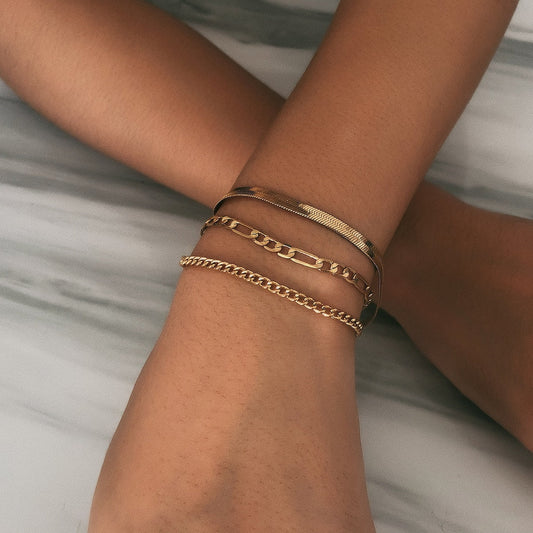 Sweet Arm Candy | Fine 3-teiliges Armbandset