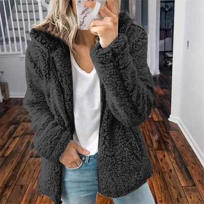 Teddy Hooded Cardigan | Super weich & wunderbar warm