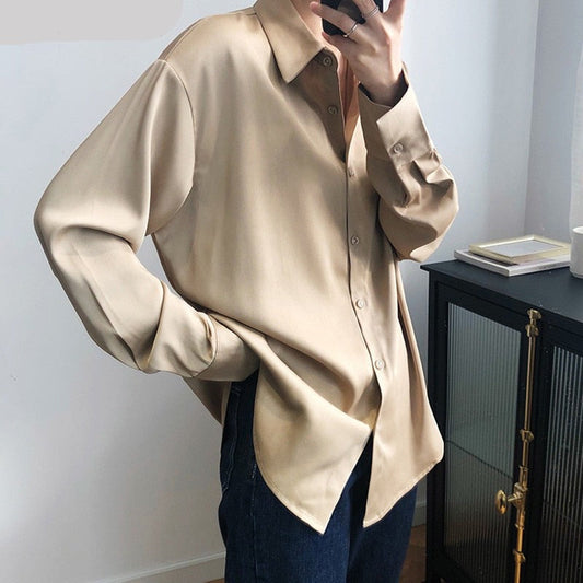 SakiesBlouse I Satinbluse für Frauen