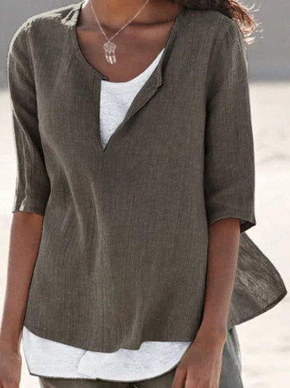 VeeTee™: Shirt mit V-Ausschnitt für Frauen