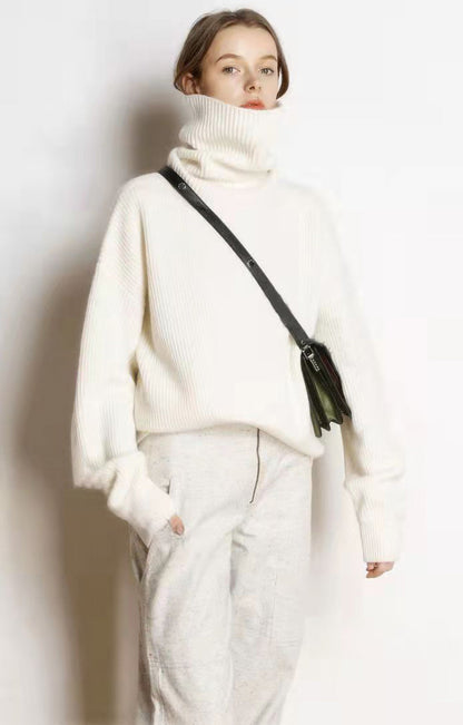 Claudine - Lockerer und lässiger Rollkragenpullover
