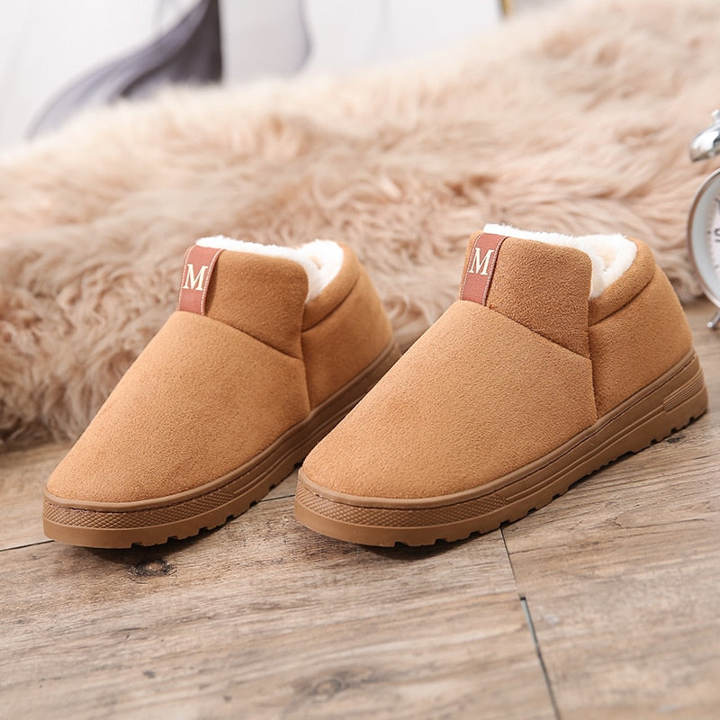 Frauen Pelzige Pantoffeln Winter Hausschuhe