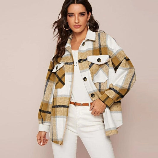 JohannasJacket I Karierte Jacke für Frauen
