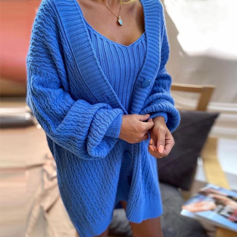 Strickjacke mit Knöpfen