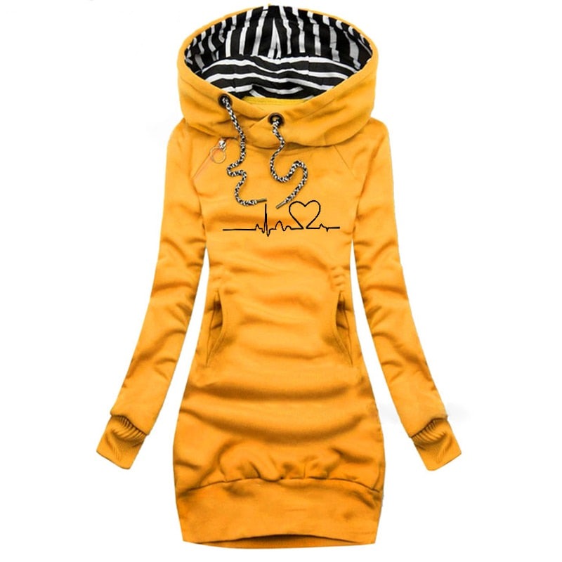 Winterpullover Heartbeat für Frauen