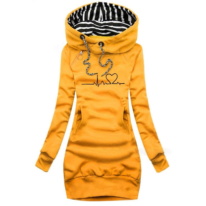 Winterpullover Heartbeat für Frauen