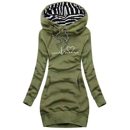 Winterpullover Heartbeat für Frauen