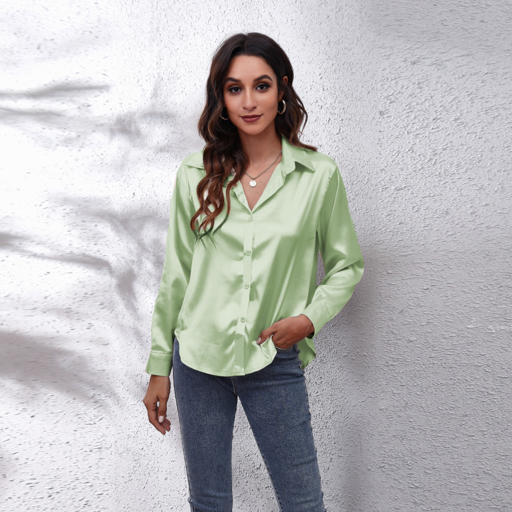 SiekesBlouse I Satinbluse für Frauen
