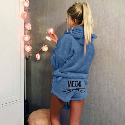 Warmer Katzenpyjama